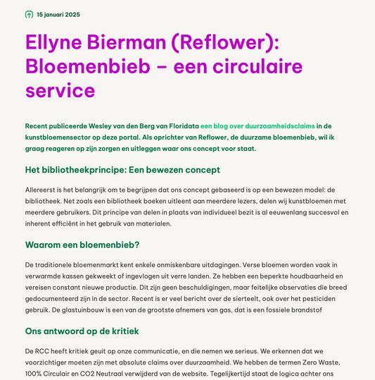 Mooi wat kunstbloemen doen