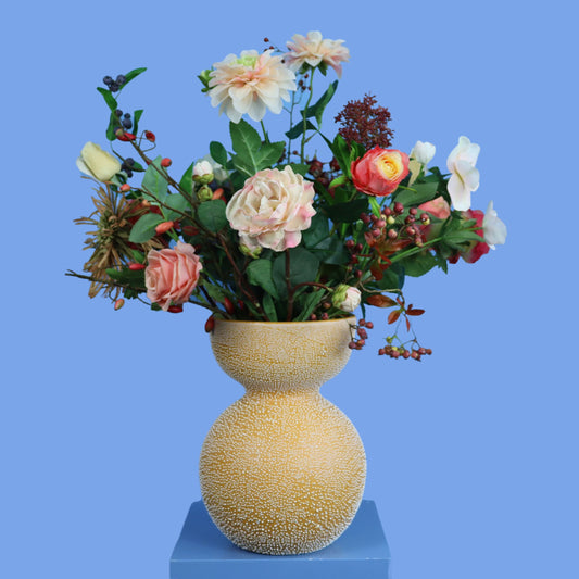 L - Lowen | Pols Potten vaas met kunstbloemen | Large