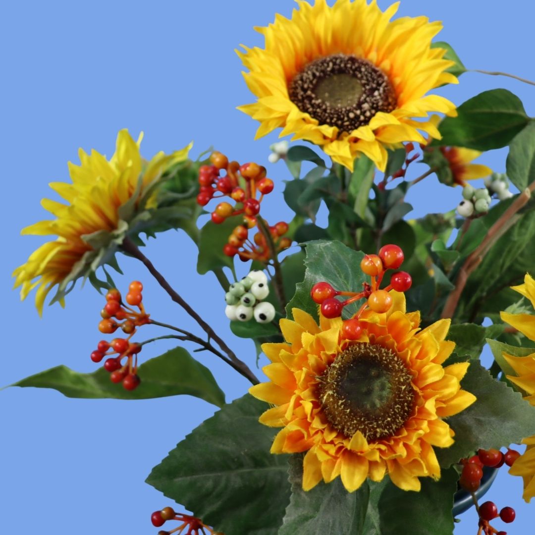L - Polle | Pols Potten vaas met kunstbloemen | Large