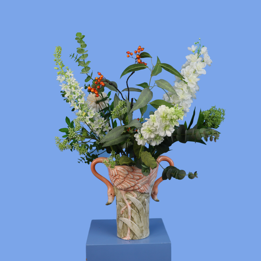 Kunstboeket Katara in Sissy Boy vaas, maat L – Reflower