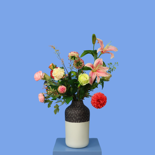 L - Arnoud | Studio Harm & Elke vaas met kunstbloemen | Large