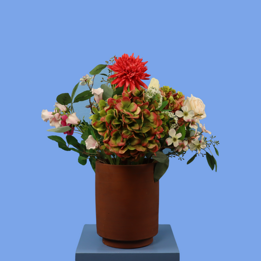 L - Flore - Terracotta vaas