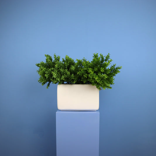 L - Brisbane - Witte plantenbak