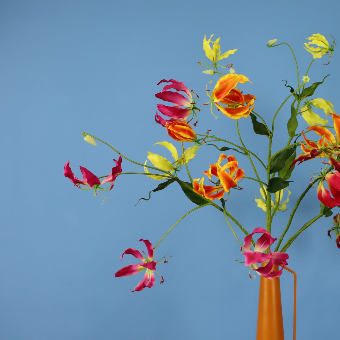L - Marcello - Pols Potten vaas met kunstbloemen - Large