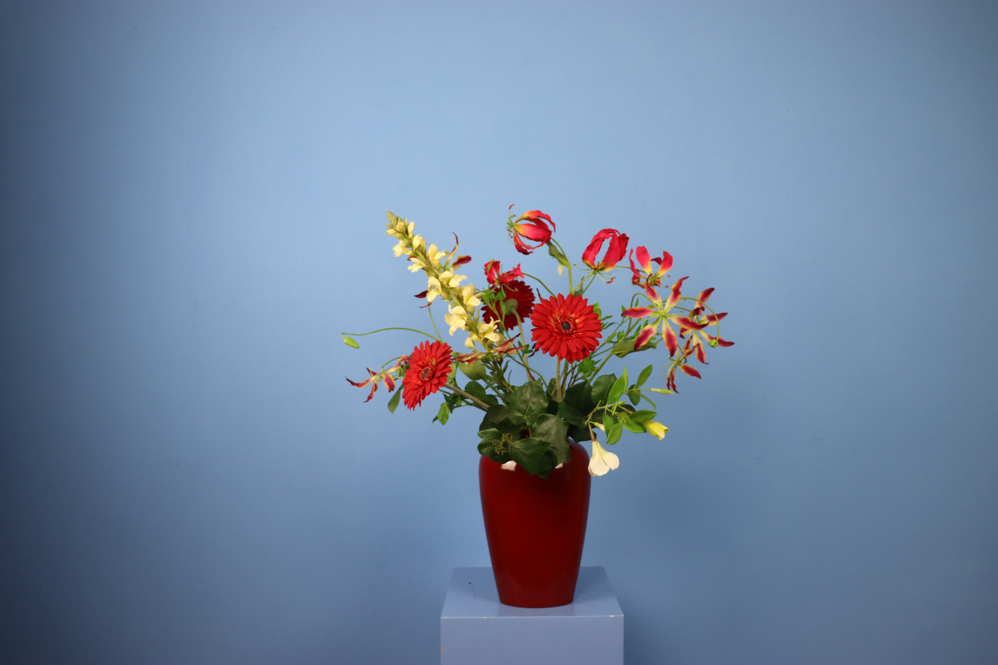 L - Wout - Vintage rode vaas