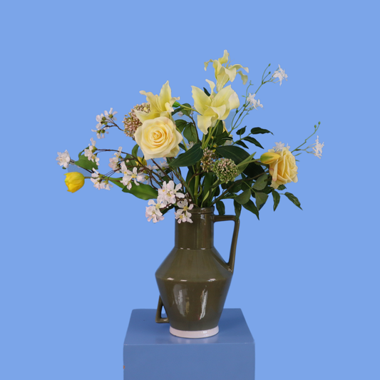 Kunstboeket Langston in Return to Sender vaas, maat L – Reflower