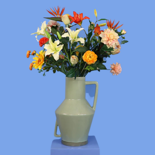 Kunstboeket Rob in Return to Sender vaas, maat XL – Reflower