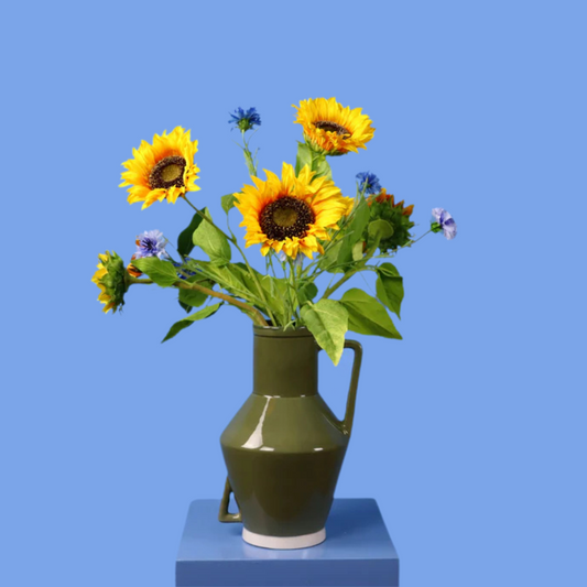 Kunstboeket Rosaly in Return to Sender vaas, maat L – Reflower
