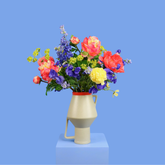 L - Sacha | Return to Sender vaas met kunstbloemen | Large