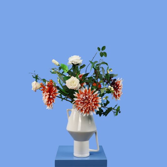 Kunstboeket Tibo in Return to Sender vaas, maat L – Reflower
