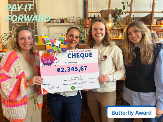 Pay it Forward - Butterfly Award aan Nowa - Josette de Vroeg