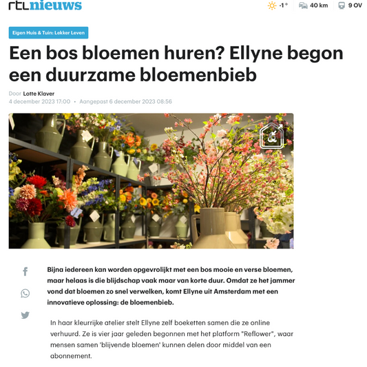 RTL4 x Kunstbloemen