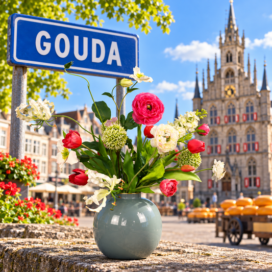 Kunstbloemen in Gouda: elke woensdag bezorgd