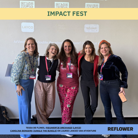 Pitchen aan investeerders bij Atventure op ImpactFest