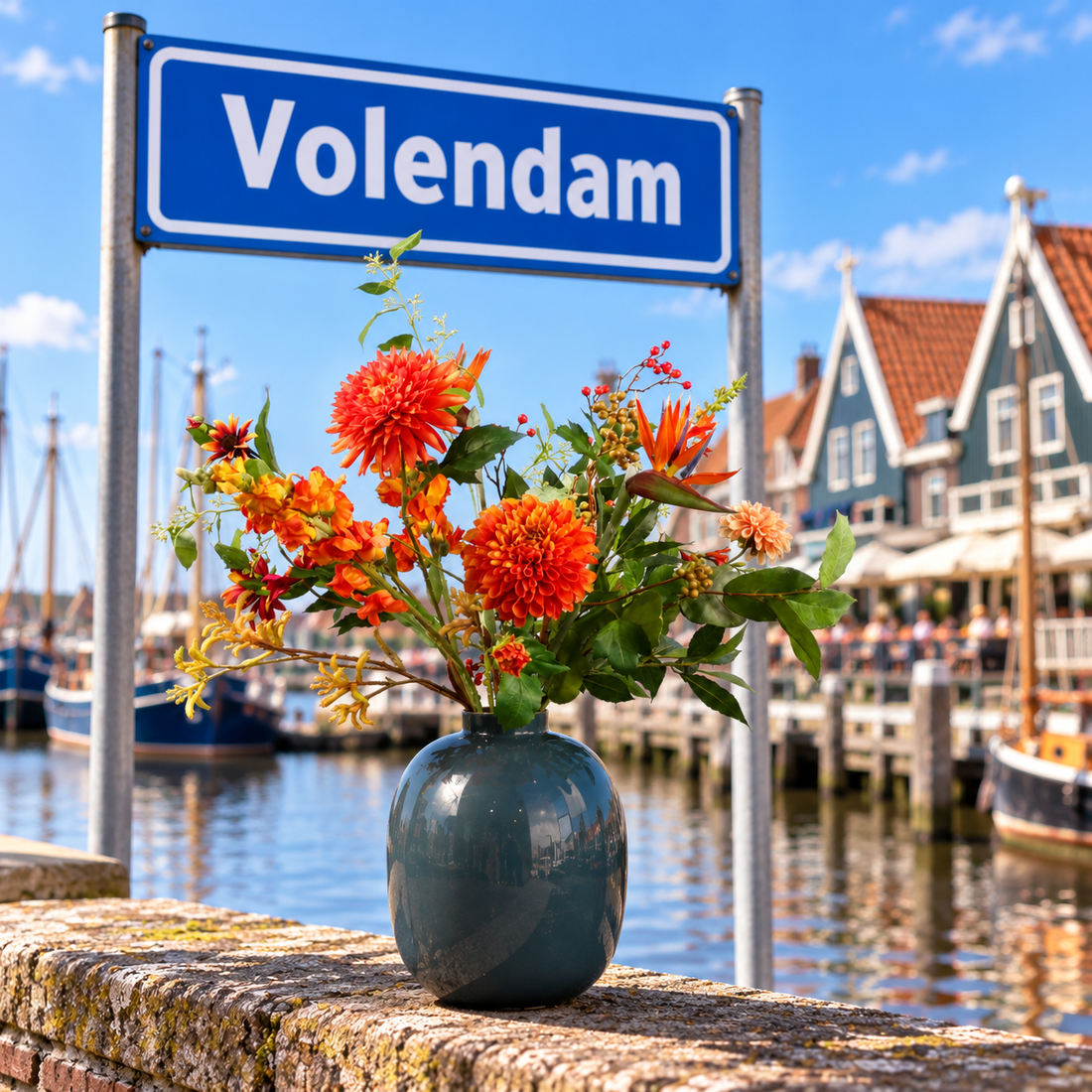Kunstbloemen in Volendam: elke woensdag bezorgd