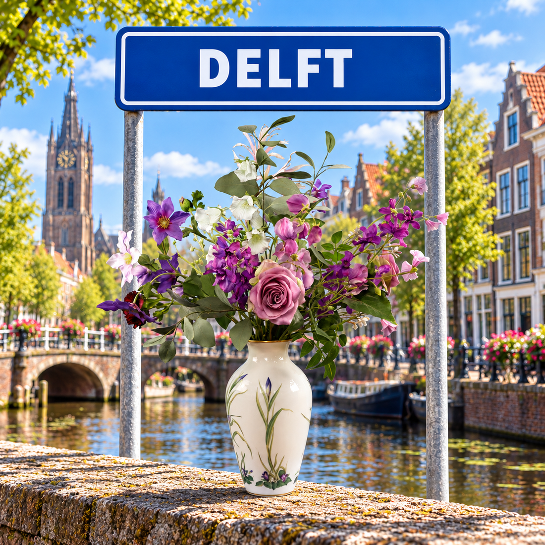 Kunstbloemen in Delft: elke woensdag bezorgd