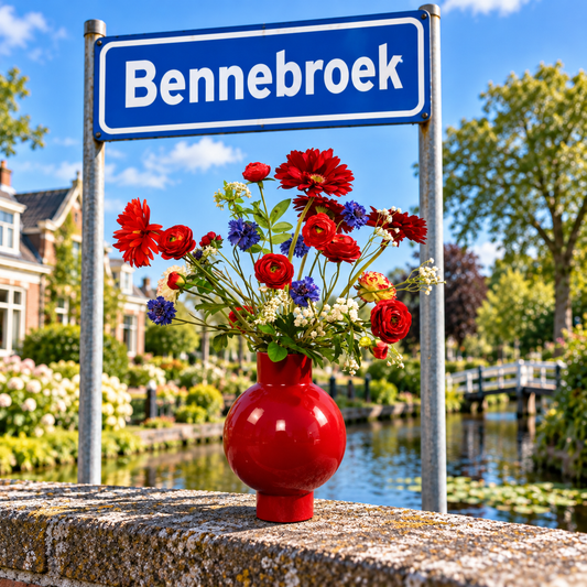 Kunstbloemen in Bennebroek: elke woensdag bezorgd