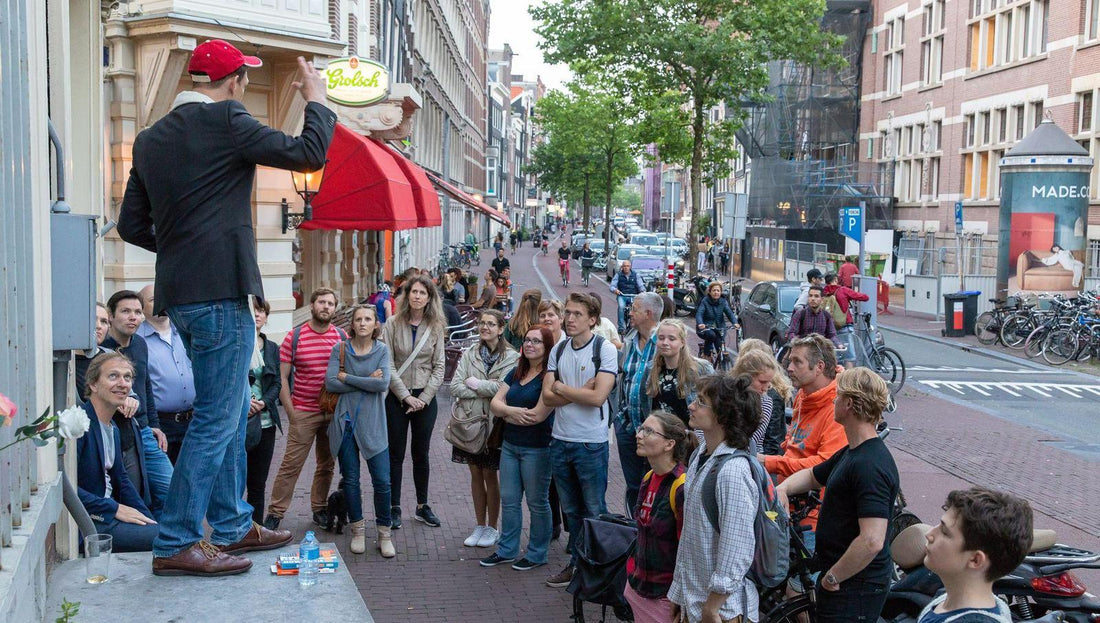Elke zaterdag; Comedy Walk Amsterdam