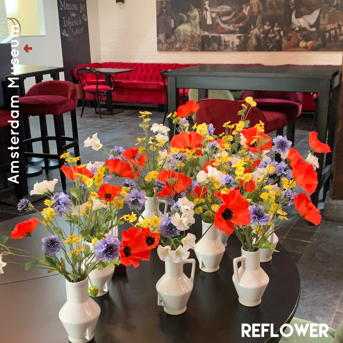 Blijvende bloemen in het Amsterdam Museum