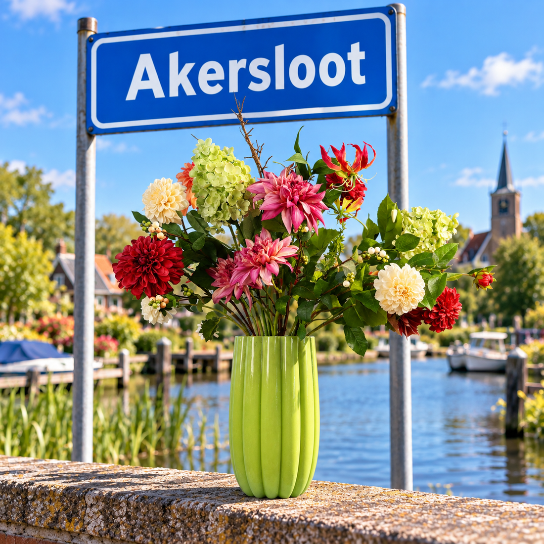 Kunstbloemen in Akersloot: elke woensdag bezorgd