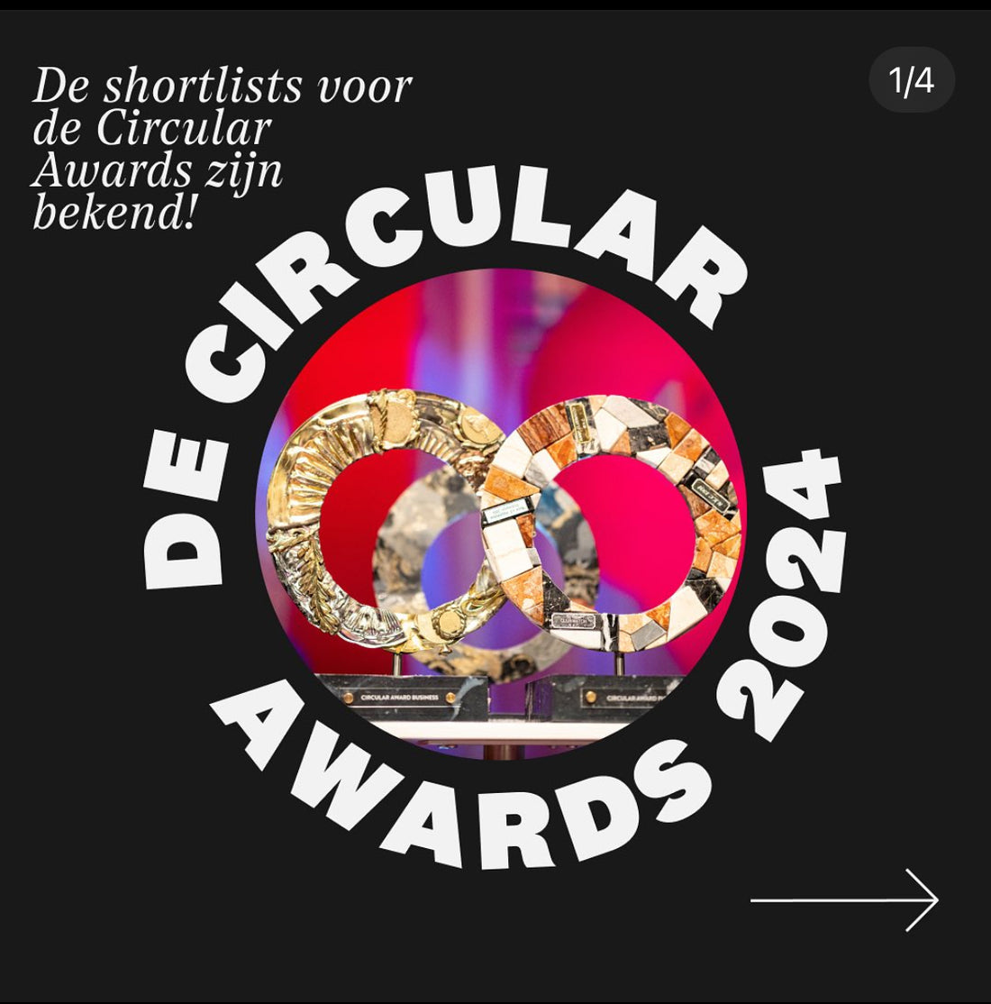 Reflower op de shortlist voor De Circular Awards Business 2024