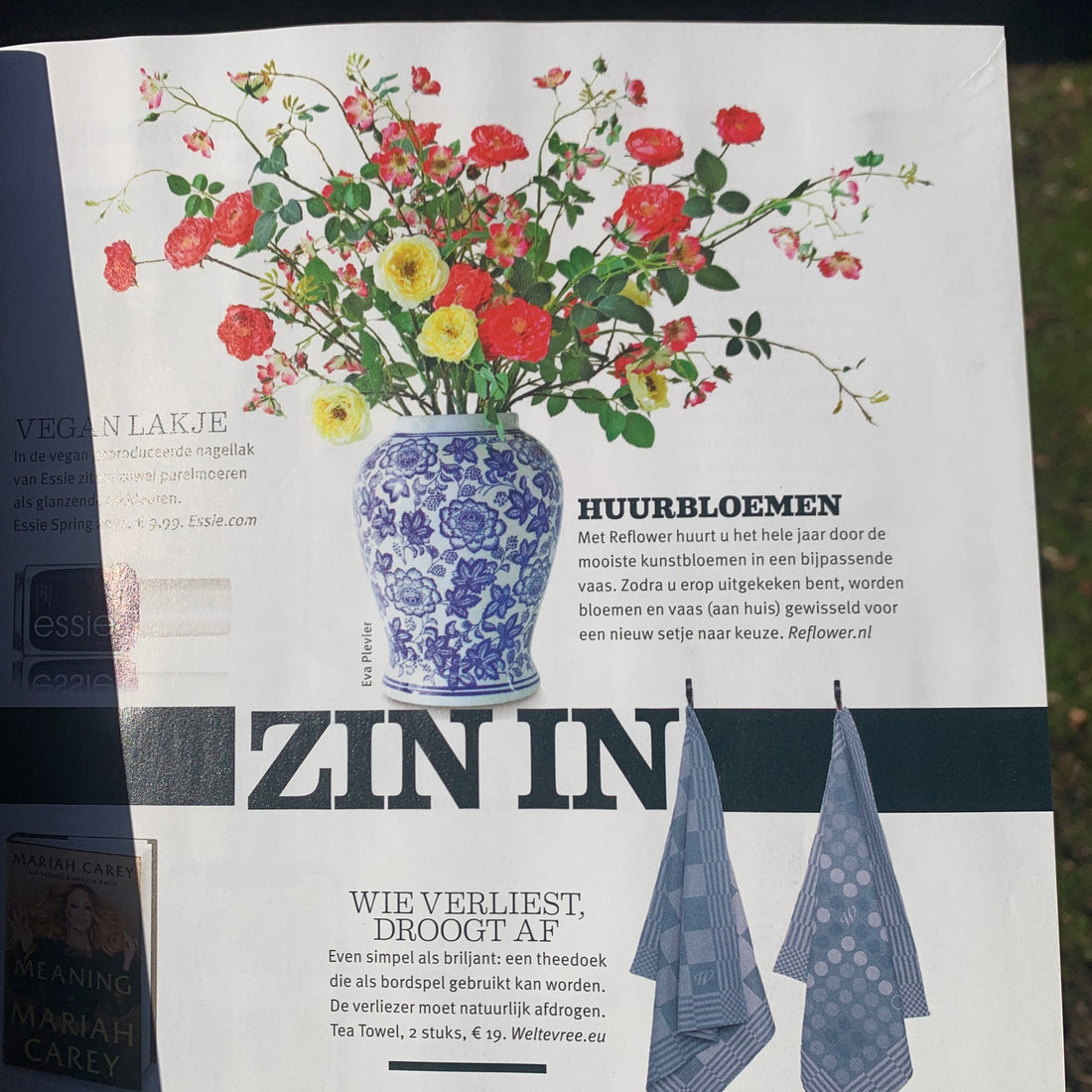 Huurbloemen in ZIN Magazine