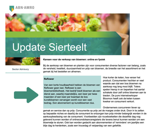 Reflower in ABN-AMRO Sierteelt Update