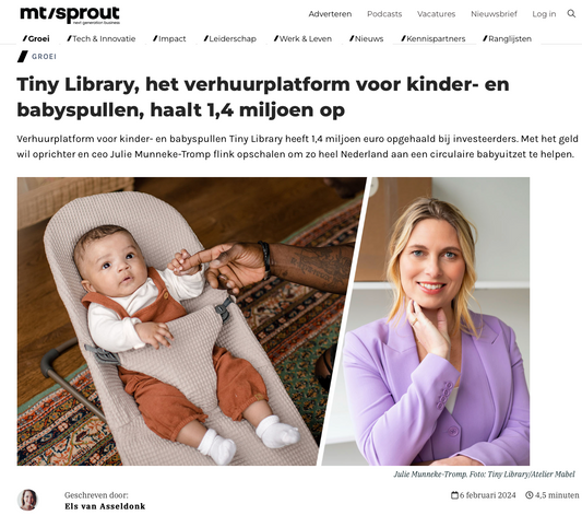 Member in the Spotlight: Julie Munneke van Tiny Library