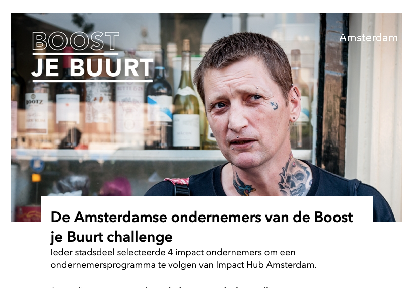 Reflower geselecteerd voor Amsterdam Boost je Buurt
