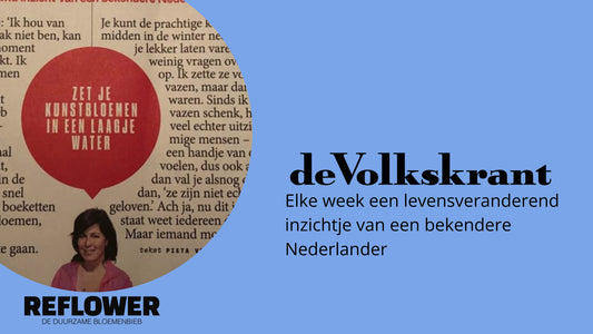 WEEKENDWIJSHEID de Volkskrant:  Elke week een levensveranderend inzicht van een bekendere Nederlander: Marjon Hoffman