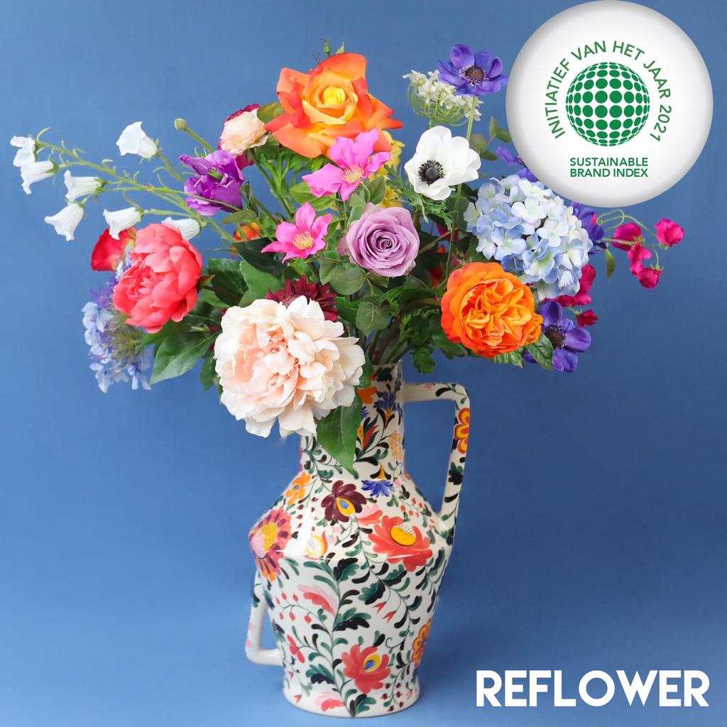 Reflower ontvangt eervolle vermelding Sustainable Brand Index Initiatief van het Jaar 2021