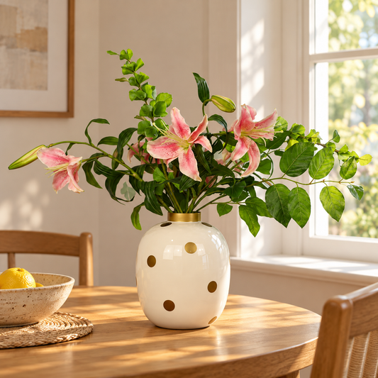 L - Sienna | Pip Studio vaas met kunstbloemen | Large