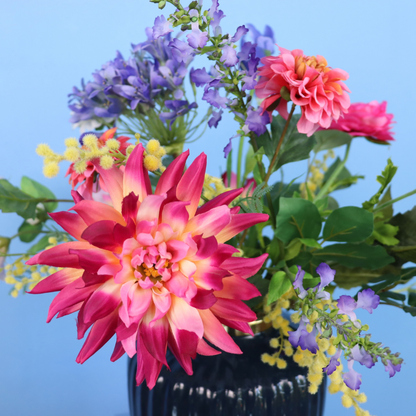 L - Elise | Light & Living vaas met kunstbloemen | Large