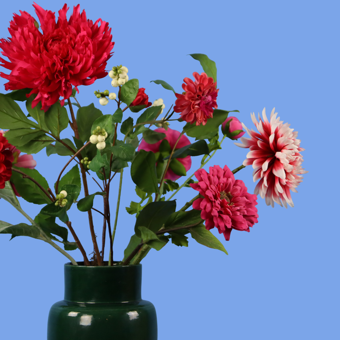 L - Luca | Serax vaas met kunstbloemen | Large