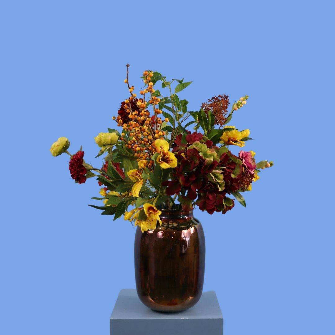 L - Melle | &Klevering vaas met kunstbloemen | Large
