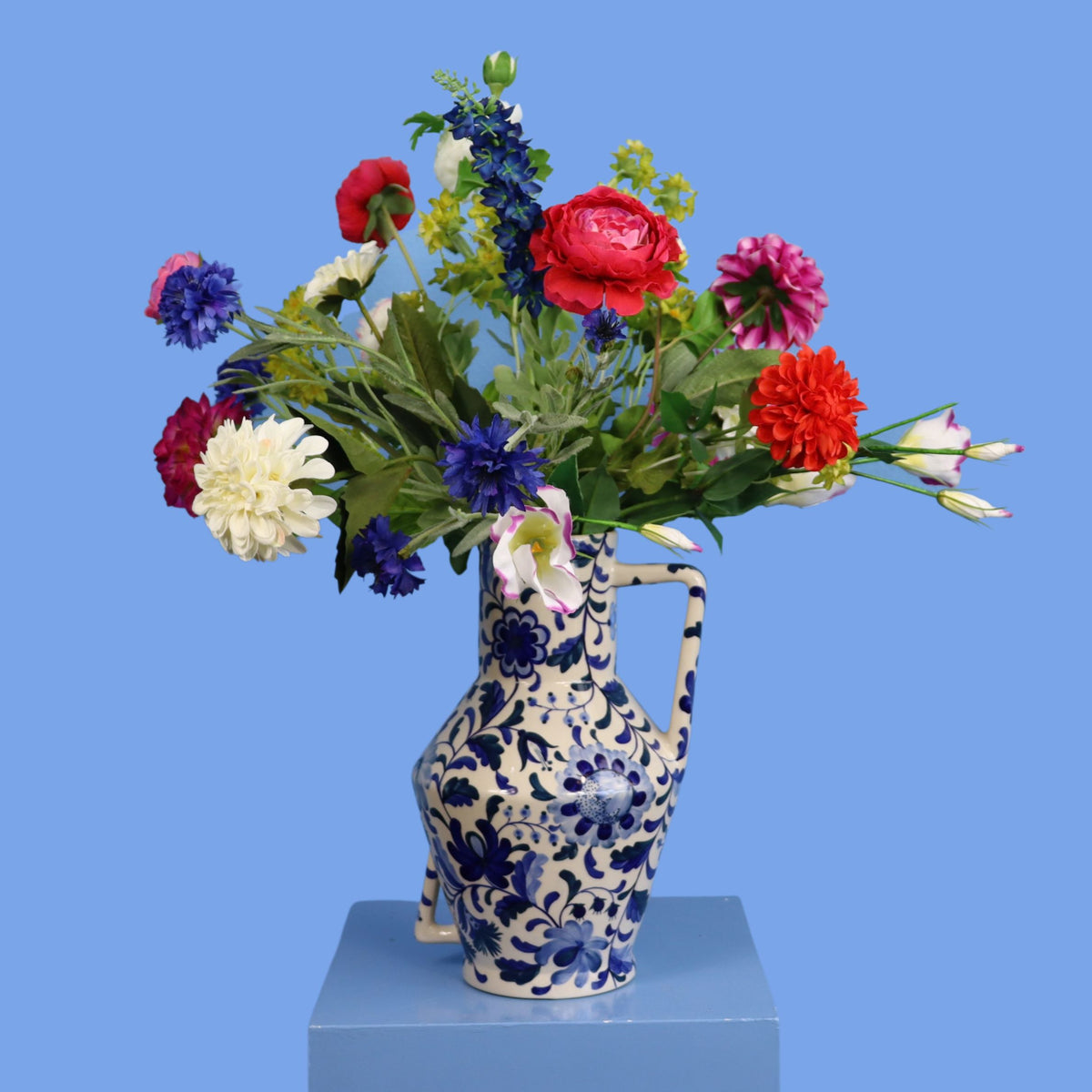 L - Froukje | Return to Sender vaas met kunstbloemen | Large