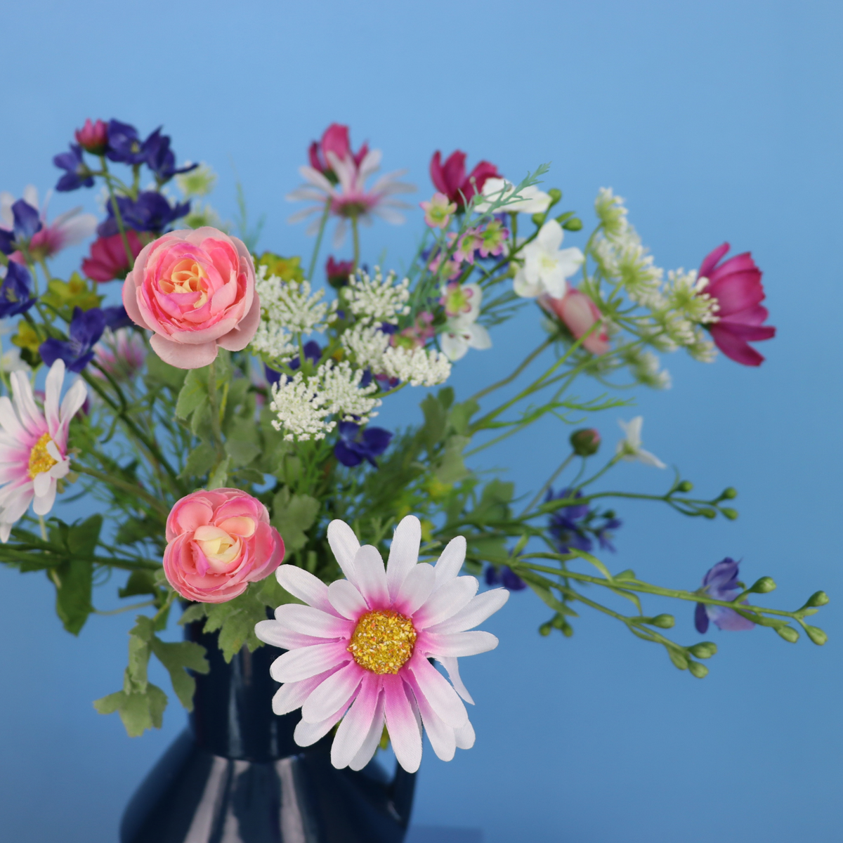L - Yvette | Return to Sender vaas met kunstbloemen | Large