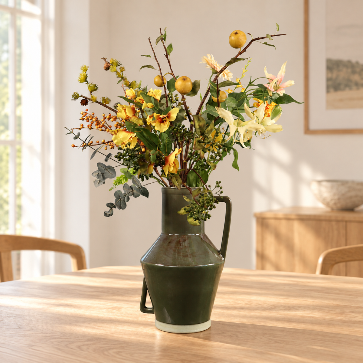 XL - Luuk | Return to Sender vaas met kunstbloemen | XL