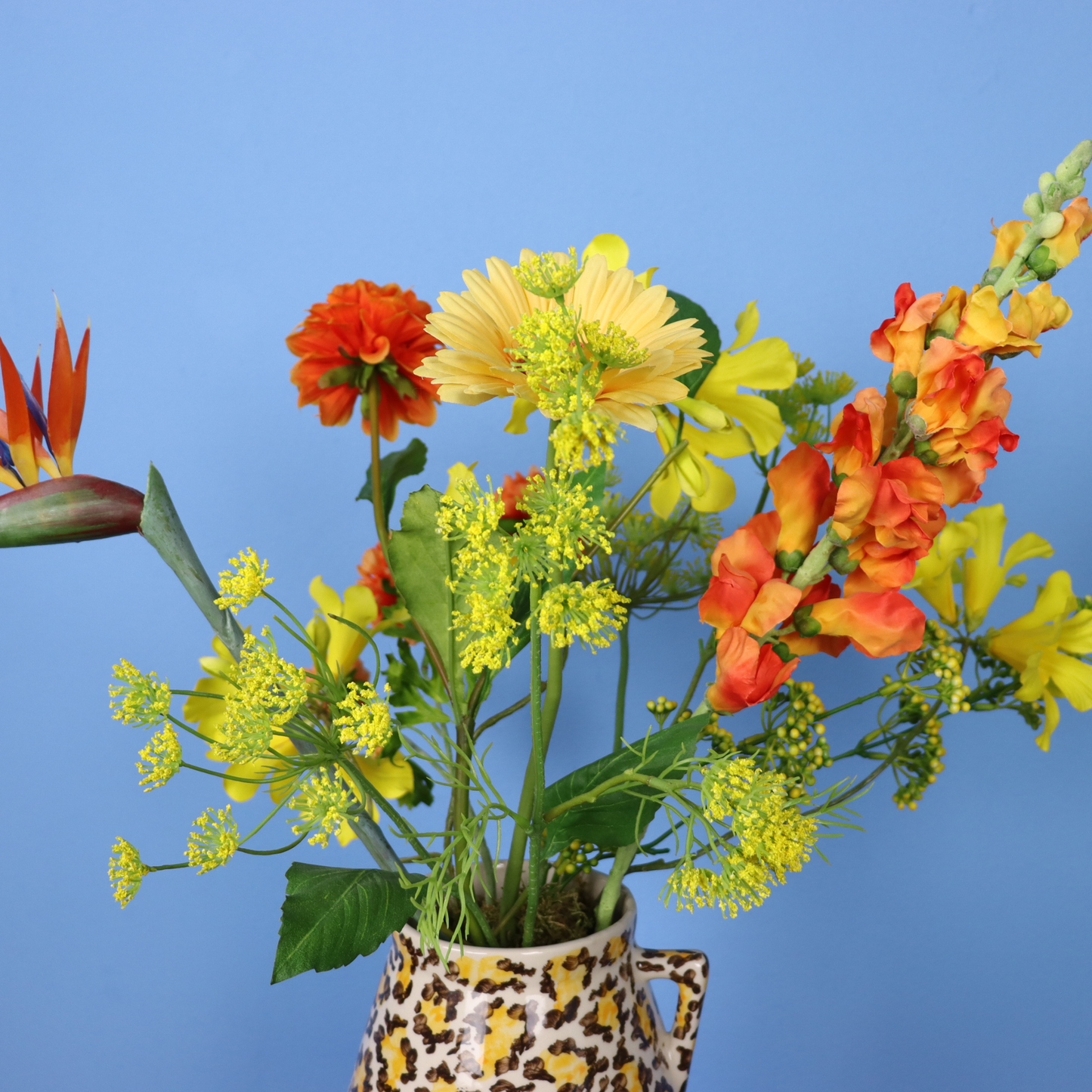 L - Donna | Return to Sender vaas met kunstbloemen | Large