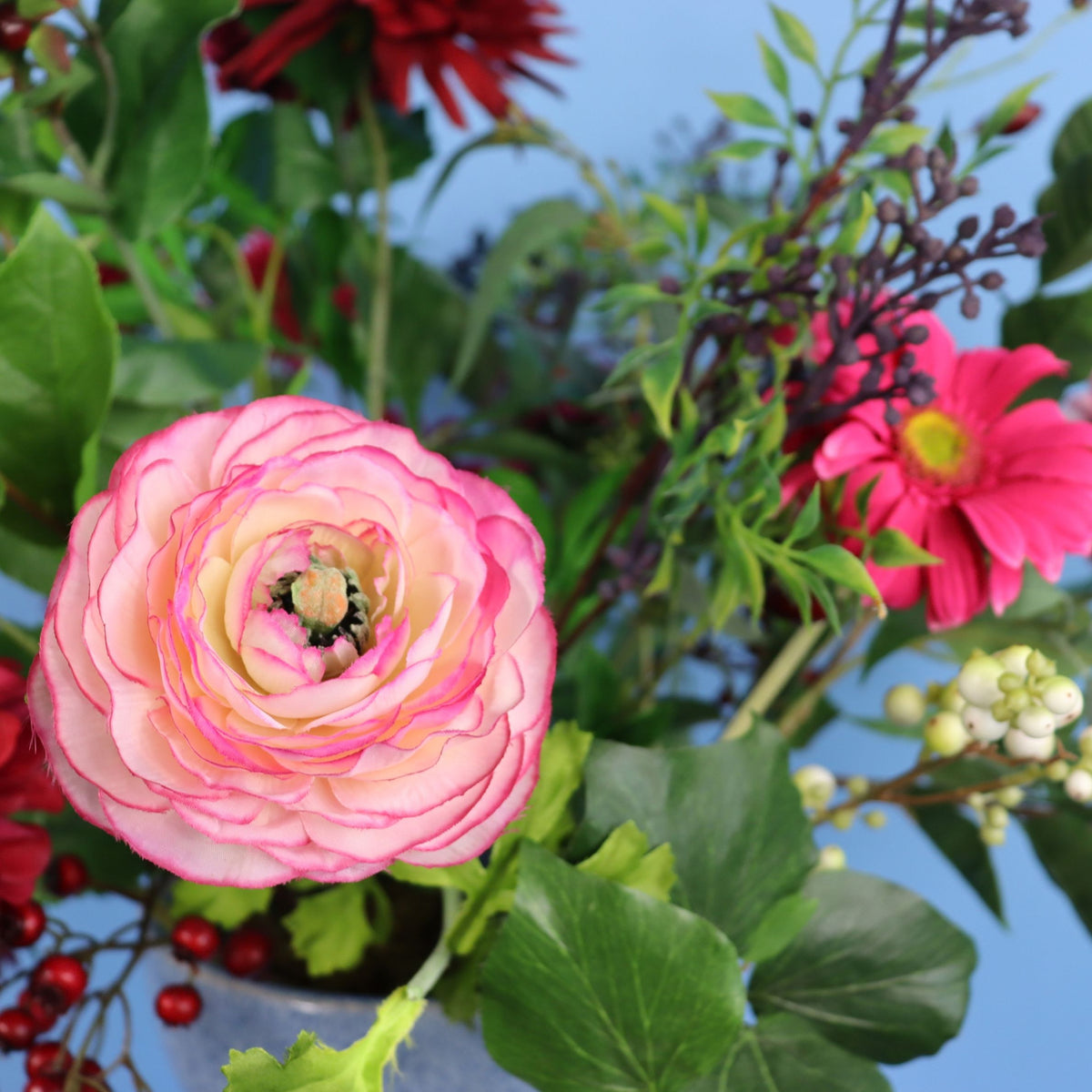 L - Leen | Pols Potten vaas met kunstbloemen | Large