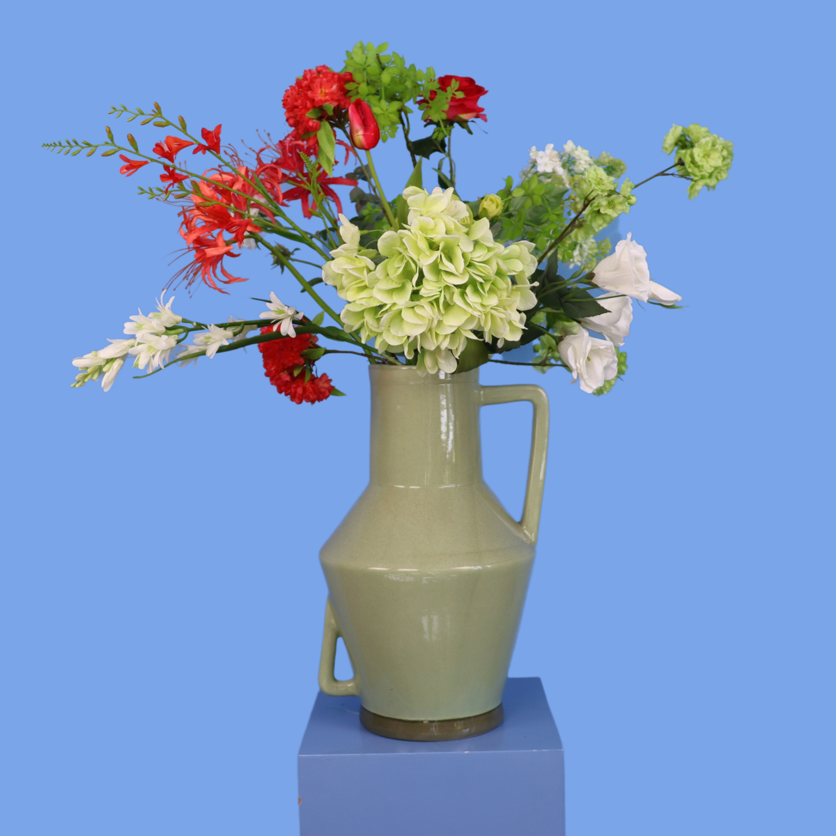 XL - Mozart | Return to Sender vaas met kunstbloemen | XL