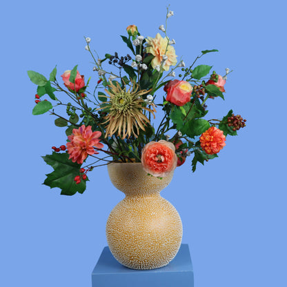 L - Zayn | Pols Potten vaas met kunstbloemen | Large