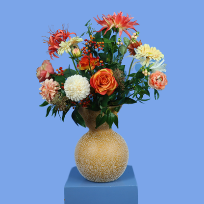 L - Pia | Pols Potten vaas met kunstbloemen | Large