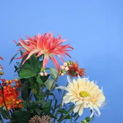 L - Pia | Pols Potten vaas met kunstbloemen | Large