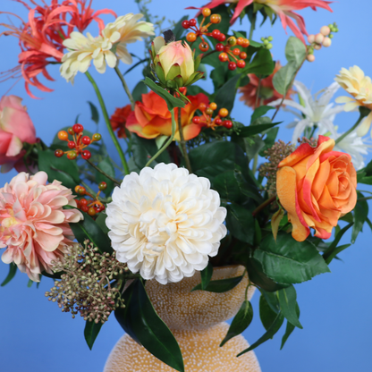 L - Pia | Pols Potten vaas met kunstbloemen | Large