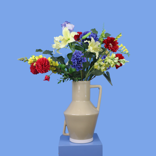 XL - Elif | Return to Sender vaas met kunstbloemen | XL