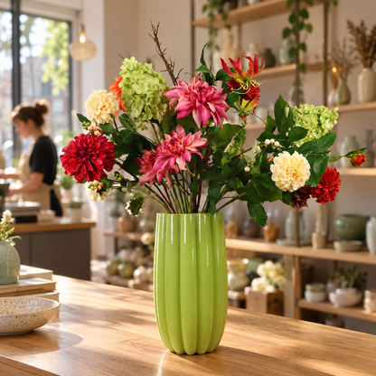 XL - Milo | Pols Potten vaas met kunstbloemen | XL