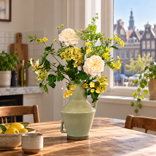 XL - Dina | Return to Sender vaas met kunstbloemen | XL