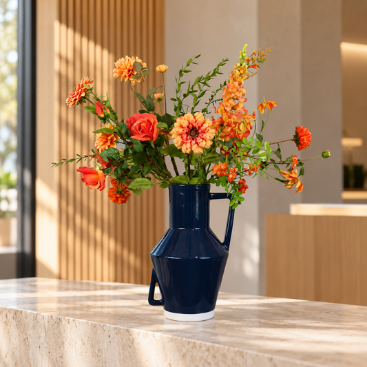 XL - Frenkie | Return to Sender vaas met kunstbloemen | XL