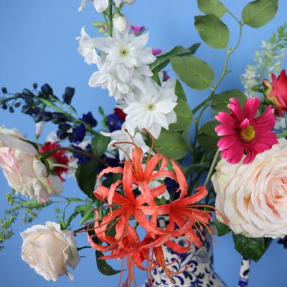 XL - Michel | Return to Sender vaas met kunstbloemen | XL